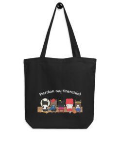 tote bag back black