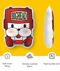 Alternative view of Prince Chalk Shaped Pillow - Soft and Colorful Cushion for Snuggling