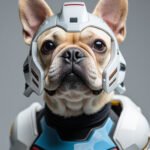 Custom Digital Gundam-Style Pet Portrait