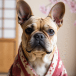 Custom Digital Kimono Pet Portrait – Female Style