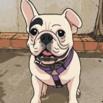 Custom Semi-Realistic Cartoon Pet Portrait – Artist-drawn digital art